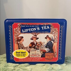 Lipton's Tea Decorative Tin Box